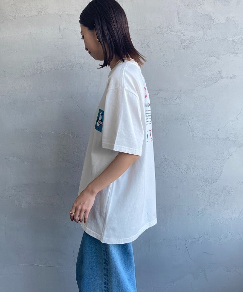 CHUMS（チャムス）の「[CHUMS/チャムス] 別注 ヒストリーロゴ バックプリントショートスリーブTシャツ（Tシャツ/カットソー・レディース・ブラック/ホワイト・XL/L/M/XXL）」の22枚目の写真