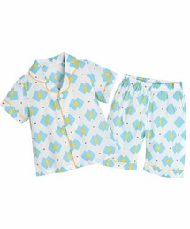 moimoln（モイモルン）の「ブルーダイヤ柄パジャマ（ルームウェア/パジャマ・キッズ）」