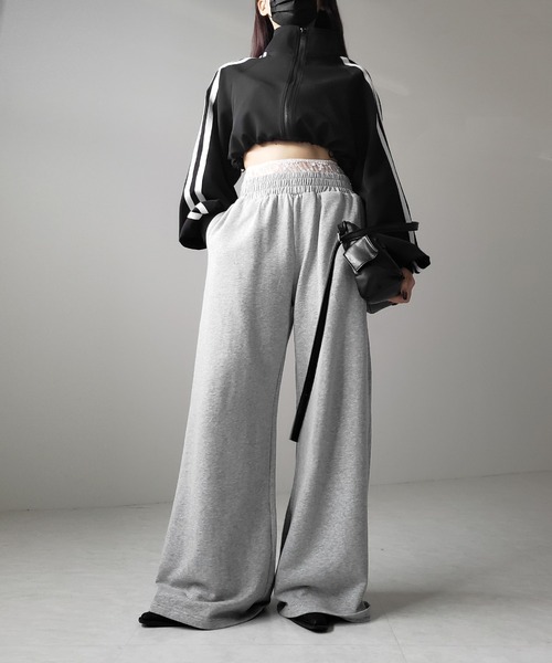 MUSINSA STANDARD LADY'S_ニットワイドスウェットパンツ_7色 MUSINSA STANDARD LADY'S_ニットワイドスウェットパンツ_7色
