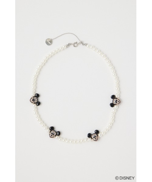 Disney SERIES CREATED by MUS(ディズニーシリーズクリエイテッドバイエムユーエス)の「MD F/PEARL チョーカー(ネックレス・レディース・ホワイト・FREE)」の3枚目の写真