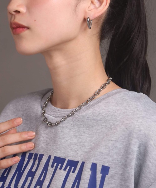 LHME “Moment”マリンチェーンネックレス/サージカルステンレス316L(金属アレルギー対応)(ネックレス)|LHME(エルエイチエムイー) LHME “Moment”マリンチェーンネックレス/サージカルステンレス316L(金属アレルギー対応)(ネックレス)|LHME(エルエイチエムイー)