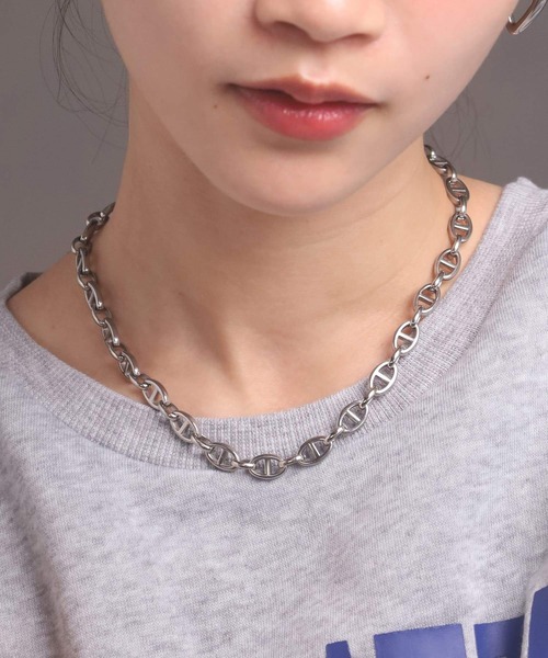 LHME “Moment”マリンチェーンネックレス/サージカルステンレス316L(金属アレルギー対応)(ネックレス)|LHME(エルエイチエムイー) LHME “Moment”マリンチェーンネックレス/サージカルステンレス316L(金属アレルギー対応)(ネックレス)|LHME(エルエイチエムイー)