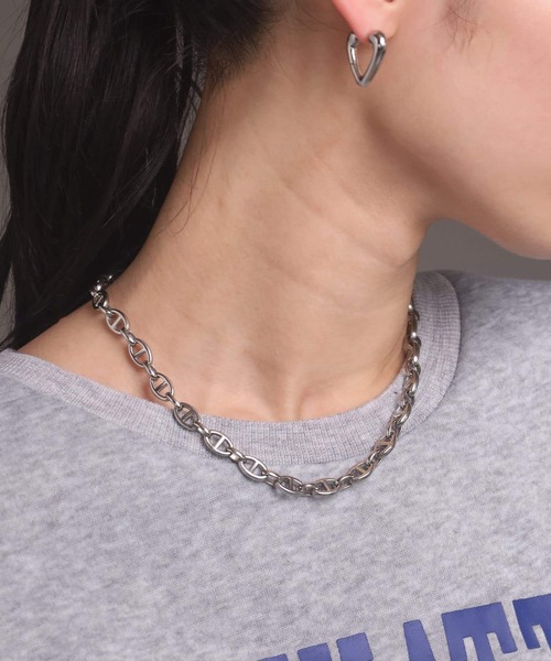 LHME “Moment”マリンチェーンネックレス/サージカルステンレス316L(金属アレルギー対応)(ネックレス)|LHME(エルエイチエムイー) LHME “Moment”マリンチェーンネックレス/サージカルステンレス316L(金属アレルギー対応)(ネックレス)|LHME(エルエイチエムイー)