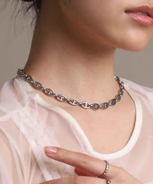 LHME “Moment”マリンチェーンネックレス/サージカルステンレス316L(金属アレルギー対応)(ネックレス)|LHME(エルエイチエムイー) LHME “Moment”マリンチェーンネックレス/サージカルステンレス316L(金属アレルギー対応)(ネックレス)|LHME(エルエイチエムイー)
