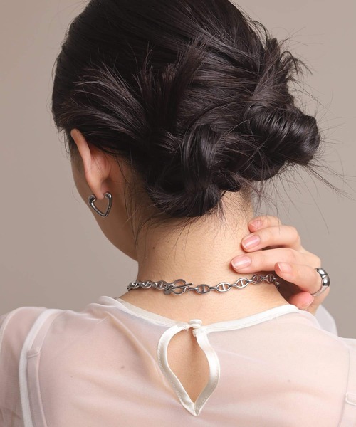 LHME “Moment”マリンチェーンネックレス/サージカルステンレス316L(金属アレルギー対応)(ネックレス)|LHME(エルエイチエムイー) LHME “Moment”マリンチェーンネックレス/サージカルステンレス316L(金属アレルギー対応)(ネックレス)|LHME(エルエイチエムイー)