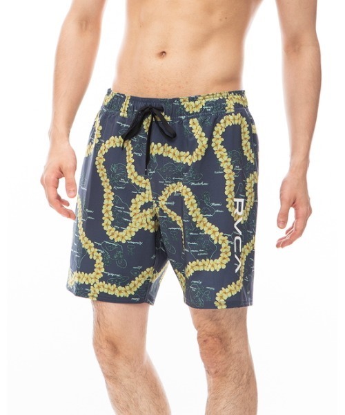【セール】RVCA メンズ ELASTICK BS ボードショーツ/サーフトランクス 【2024年春夏モデル】/ルーカウエストゴムバギーショーツ (水着)（水着）｜RVCA（ルーカ）