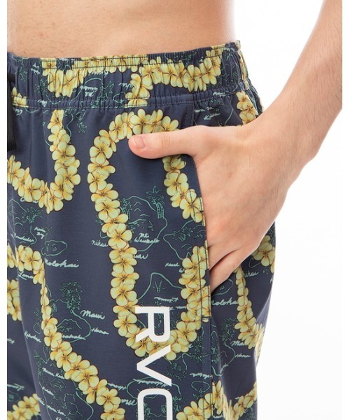 【セール】RVCA メンズ ELASTICK BS ボードショーツ/サーフトランクス 【2024年春夏モデル】/ルーカウエストゴムバギーショーツ (水着)（水着）｜RVCA（ルーカ）