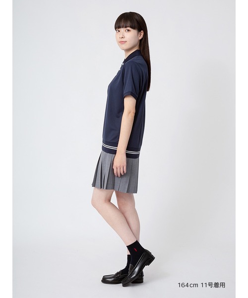 EASTBOY（イーストボーイ）の「ポロシャツ 半袖 メッシュ スクール