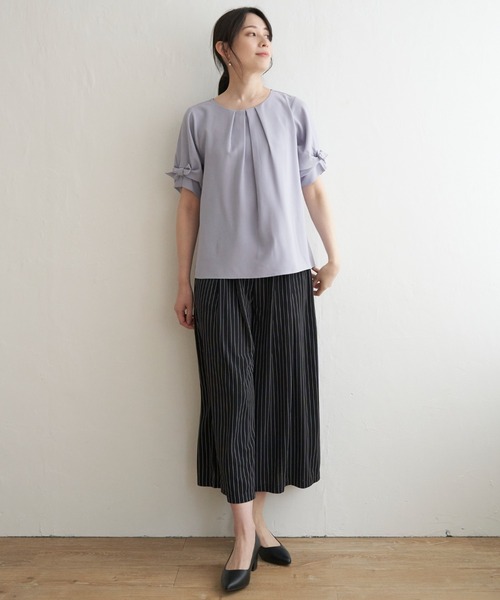 IKKA LOUNGE(イッカラウンジ)の「【セットアップ対応】GOKU楽さらっとリラックスパンツ(その他パンツ・レディース・ブラック/その他1/ベージュ・M/L/S)」の11枚目の写真