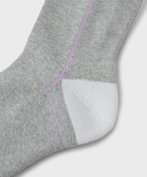 adabat（アダバット）の「◆フレンチデザイン ニーハイソックス（ソックス/靴下・レディース・ライトグレー系9/ブラック・00）」の5枚目の写真