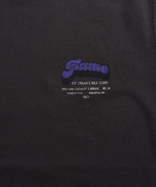 ENIM BY VICKY（エニムバイビッキー）の「アイスクリームフレンチTシャツ《洗濯機で洗える》（Tシャツ/カットソー・レディース・オフホワイト/チャコールグレー・M）」の16枚目の写真