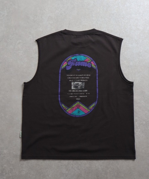 ENIM BY VICKY（エニムバイビッキー）の「アイスクリームフレンチTシャツ《洗濯機で洗える》（Tシャツ/カットソー・レディース・オフホワイト/チャコールグレー・M）」の17枚目の写真