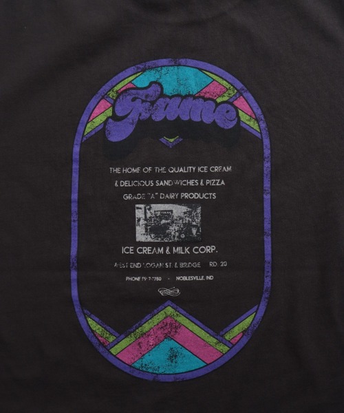 ENIM BY VICKY（エニムバイビッキー）の「アイスクリームフレンチTシャツ《洗濯機で洗える》（Tシャツ/カットソー・レディース・オフホワイト/チャコールグレー・M）」の18枚目の写真