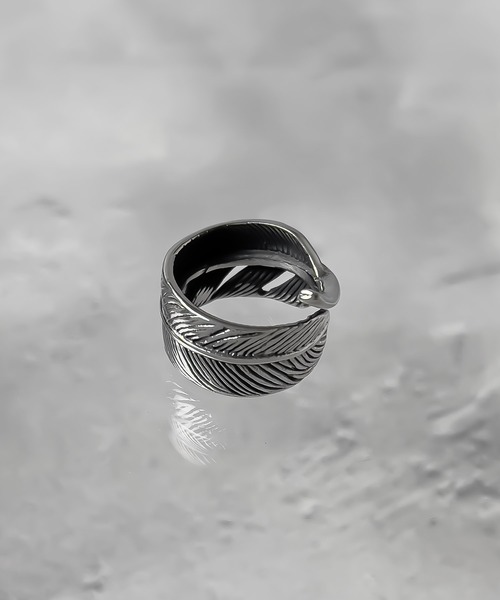 z*o様 フェザーリング Phoenix Feather Ring : (L)｜フェニックス・フェザー・リング