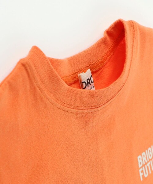 DRC branshes（ディーアールシーブランシェス）の「【WEB限定/DRC/お肌に嬉しい綿100％】サイドスリット半袖ワンピース（ワンピース・キッズ・オフホワイト/チャコールグレー/グリーン/オレンジ/パープル/ブラック・110/150/90/140/100/120/130）」の16枚目の写真