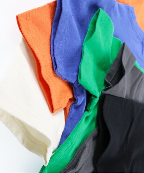 DRC branshes（ディーアールシーブランシェス）の「【WEB限定/DRC/お肌に嬉しい綿100％】サイドスリット半袖ワンピース（ワンピース・キッズ・オフホワイト/チャコールグレー/グリーン/オレンジ/パープル/ブラック・110/150/90/140/100/120/130）」の18枚目の写真