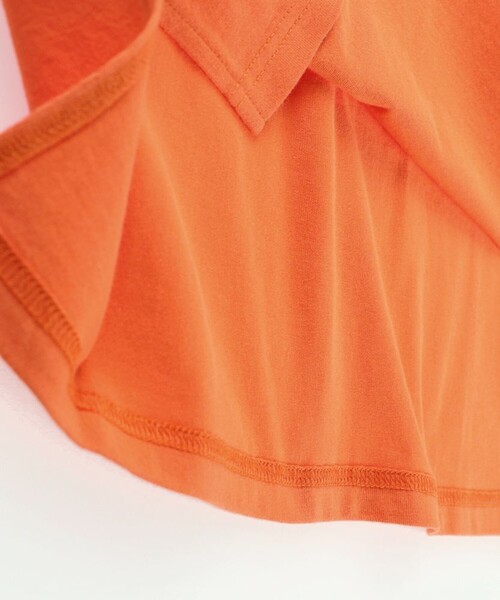 DRC branshes（ディーアールシーブランシェス）の「【WEB限定/DRC/お肌に嬉しい綿100％】サイドスリット半袖ワンピース（ワンピース・キッズ・オフホワイト/チャコールグレー/グリーン/オレンジ/パープル/ブラック・110/150/90/140/100/120/130）」の20枚目の写真