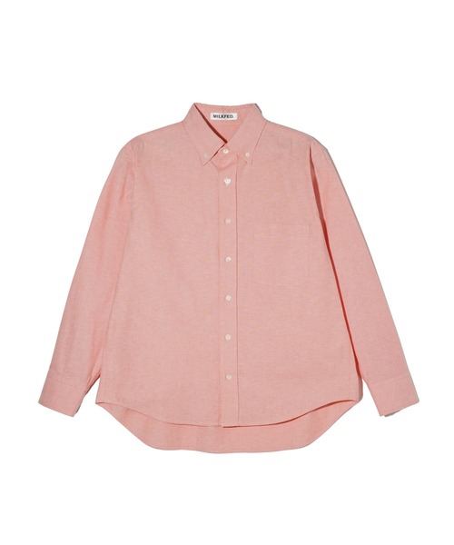 MILKFED.（ミルクフェド）の「BASIC SHIRT（シャツ/ブラウス・レディース・マルチ/ライトブルー/オレンジ・ONE SIZE）」の13枚目の写真