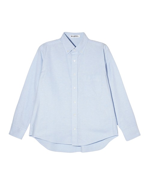 MILKFED.（ミルクフェド）の「BASIC SHIRT（シャツ/ブラウス・レディース・マルチ/ライトブルー/オレンジ・ONE SIZE）」の17枚目の写真