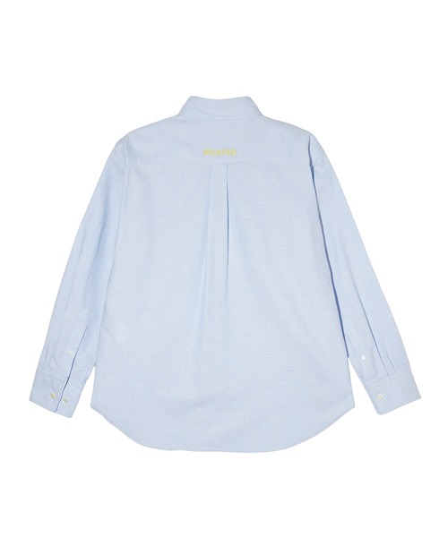 MILKFED.（ミルクフェド）の「BASIC SHIRT（シャツ/ブラウス・レディース・マルチ/ライトブルー/オレンジ・ONE SIZE）」の6枚目の写真