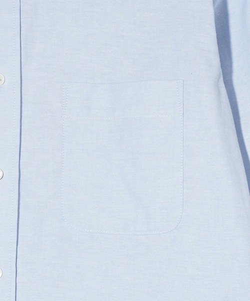 MILKFED.（ミルクフェド）の「BASIC SHIRT（シャツ/ブラウス・レディース・マルチ/ライトブルー/オレンジ・ONE SIZE）」の8枚目の写真