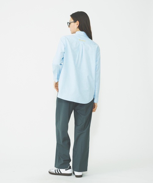 MILKFED.（ミルクフェド）の「BASIC SHIRT（シャツ/ブラウス・レディース・マルチ/ライトブルー/オレンジ・ONE SIZE）」の21枚目の写真