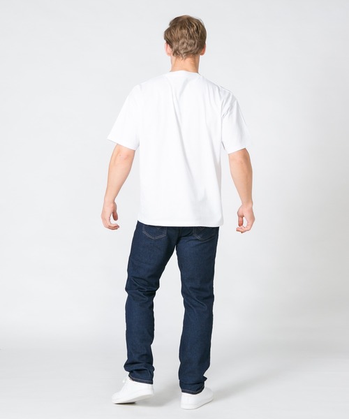 Blue Standard (ブルースタンダード)の「【BLUE STANDARD/ブルースタンダード】あしあと肉球もこもこ ビッグT 接触冷感 COOL(Tシャツ/カットソー・メンズ・パープル/ホワイト/ターコイズブルー・LARGE/MEDIUM)」の10枚目の写真