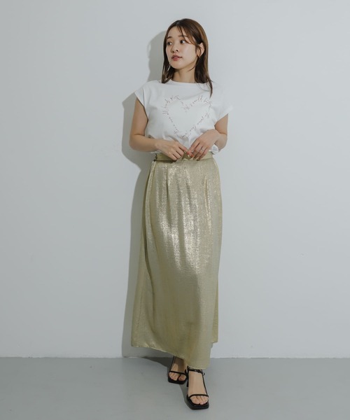 HEYUMM（ヘユム）の「グラフィックフレンチスリーブトップ（Tシャツ/カットソー・レディース・その他1/その他2/その他3・ONE）」の19枚目の写真