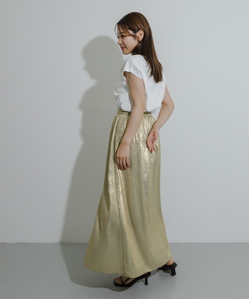 HEYUMM（ヘユム）の「グラフィックフレンチスリーブトップ（Tシャツ/カットソー・レディース・その他1/その他2/その他3・ONE）」の18枚目の写真