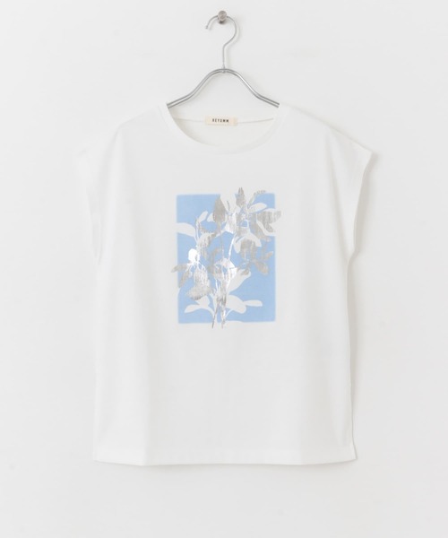 HEYUMM（ヘユム）の「グラフィックフレンチスリーブトップ（Tシャツ/カットソー・レディース・その他1/その他2/その他3・ONE）」の11枚目の写真