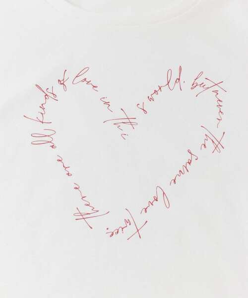 HEYUMM（ヘユム）の「グラフィックフレンチスリーブトップ（Tシャツ/カットソー・レディース・その他1/その他2/その他3・ONE）」の7枚目の写真