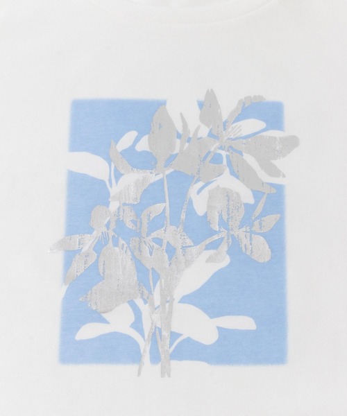 HEYUMM（ヘユム）の「グラフィックフレンチスリーブトップ（Tシャツ/カットソー・レディース・その他1/その他2/その他3・ONE）」の5枚目の写真