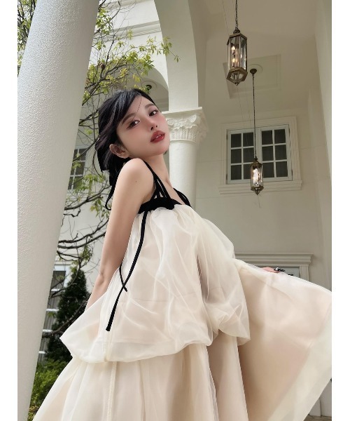 Darich（ダーリッチ）の「バイカラーボリュームチュールチュニック
