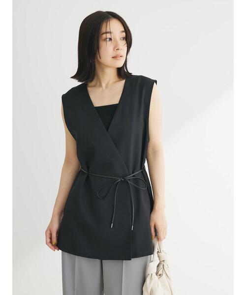 Green　Parks（グリーンパークス）の「スクエアリブタンクトップ（タンクトップ・レディース・ブラック/ブルー/オフホワイト・FREE）」の11枚目の写真