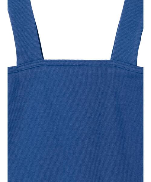 Green　Parks（グリーンパークス）の「スクエアリブタンクトップ（タンクトップ・レディース・ブラック/ブルー/オフホワイト・FREE）」の20枚目の写真