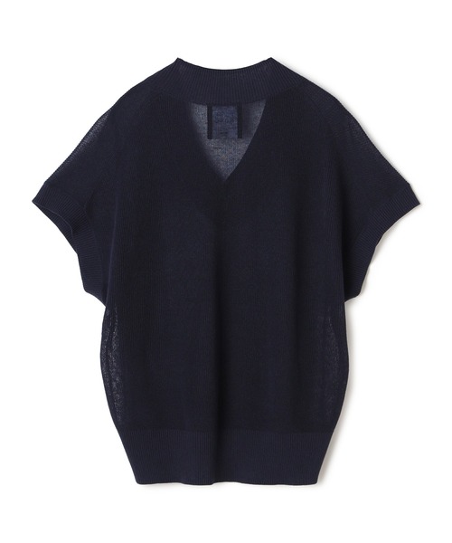 N.O.R.C（ノーク）の「Vネックニットベスト（ベスト・レディース・ネイビー/グリーン・フリー）」の19枚目の写真