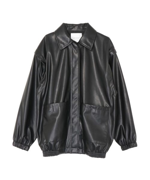 LAGUNAMOON（ラグナムーン）の「フェイクレザー2WAYブルゾン（ブルゾン・レディース・ブラック・FREE）」の17枚目の写真