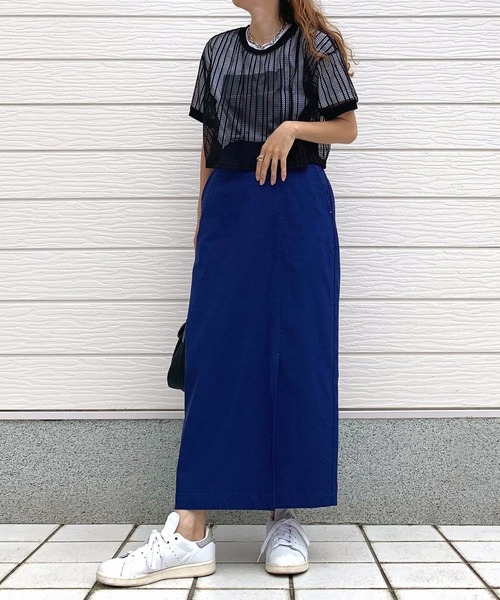 Q（キュー）の「sunrise T（Tシャツ/カットソー・レディース・ホワイト/ライトグレー・MEDIUM）」の19枚目の写真