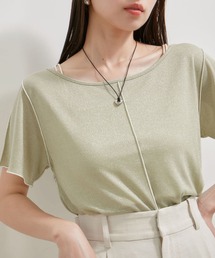 【洗える】ラメメローTシャツ