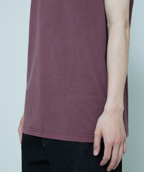 SHELTECH（シェルテック）の「SHELTECH × JOURNAL STANDARD / 別注 ピグメント タンクトップ（タンクトップ・メンズ・ライトグレー/タン/ボルドー/ブラック・MEDIUM/LARGE）」の10枚目の写真