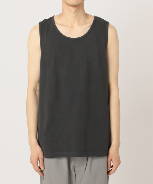 SHELTECH（シェルテック）の「SHELTECH × JOURNAL STANDARD / 別注 ピグメント タンクトップ（タンクトップ・メンズ・ライトグレー/タン/ボルドー/ブラック・MEDIUM/LARGE）」の13枚目の写真