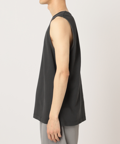 SHELTECH（シェルテック）の「SHELTECH × JOURNAL STANDARD / 別注 ピグメント タンクトップ（タンクトップ・メンズ・ライトグレー/タン/ボルドー/ブラック・MEDIUM/LARGE）」の5枚目の写真