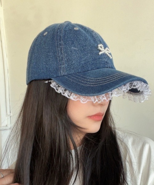 bohemseo ason awsome needs リボンキャップ AWESOME NEEDS/オウサムニーズ SIGNATURE CAP FLAT キャップ