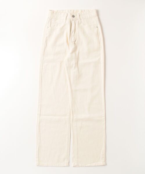 FREE STYLISTS(フリー スタイリスト)の「ハイウエストワイドデニムパンツ(デニムパンツ・レディース・サックスブルー/ブルー/ブラック/アイボリー・M/L/XL/2XL/S)」の21枚目の写真