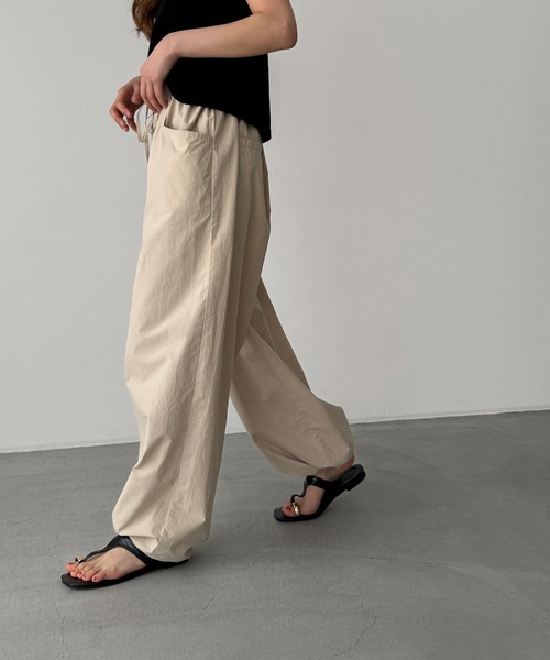 CANAL JEAN（キャナルジーン）の「El mar　コットンキャミSETUP（セットアップ・レディース・ベージュ/ブラック・ONE SIZE）」の13枚目の写真