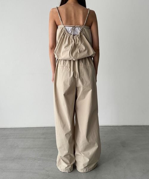 CANAL JEAN（キャナルジーン）の「El mar　コットンキャミSETUP（セットアップ・レディース・ベージュ/ブラック・ONE SIZE）」の16枚目の写真