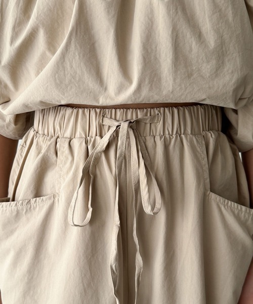 CANAL JEAN（キャナルジーン）の「El mar　コットンキャミSETUP（セットアップ・レディース・ベージュ/ブラック・ONE SIZE）」の17枚目の写真