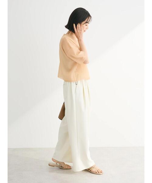 Green Parks(グリーンパークス)の「シアーきらきらニットプルオーバー(ニット/セーター・レディース・パープル/グレー/オフホワイト/オレンジ・FREE)」の21枚目の写真