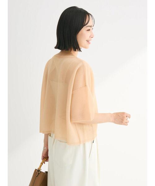 Green Parks(グリーンパークス)の「シアーきらきらニットプルオーバー(ニット/セーター・レディース・パープル/グレー/オフホワイト/オレンジ・FREE)」の18枚目の写真