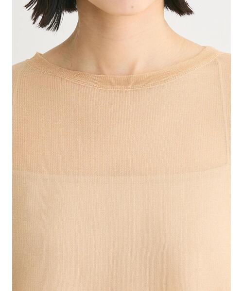 Green Parks(グリーンパークス)の「シアーきらきらニットプルオーバー(ニット/セーター・レディース・パープル/グレー/オフホワイト/オレンジ・FREE)」の16枚目の写真